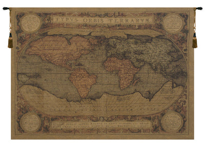 Antique Map European Wall Tapestry