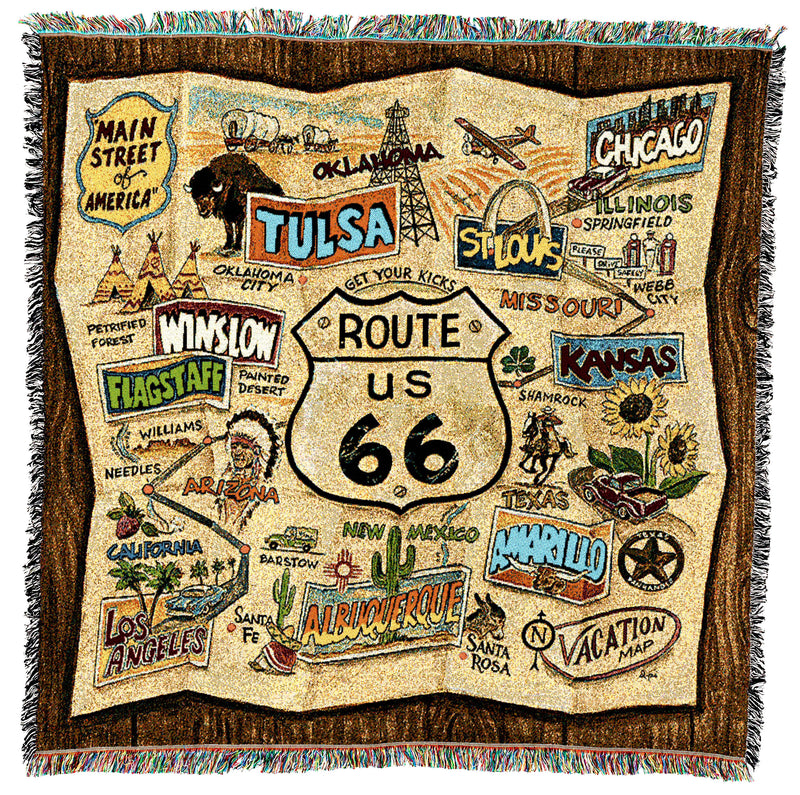 Route 66 Small Throw