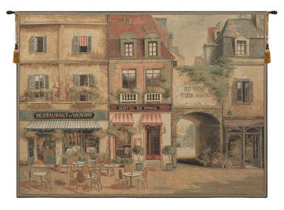 Terrasse Parisienne European Wall Tapestry