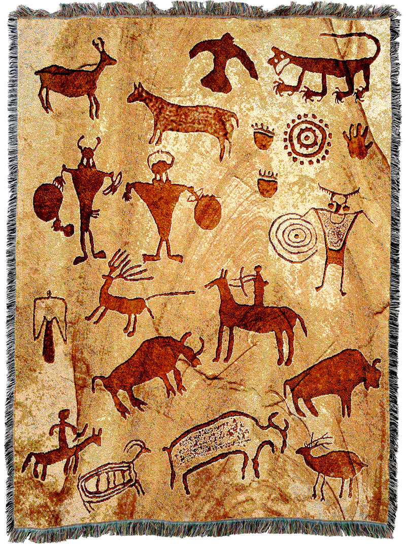 Rock Art of the Ancients Throw