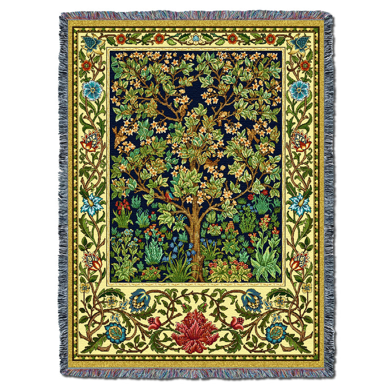 Tree of Life By William Morris Throw