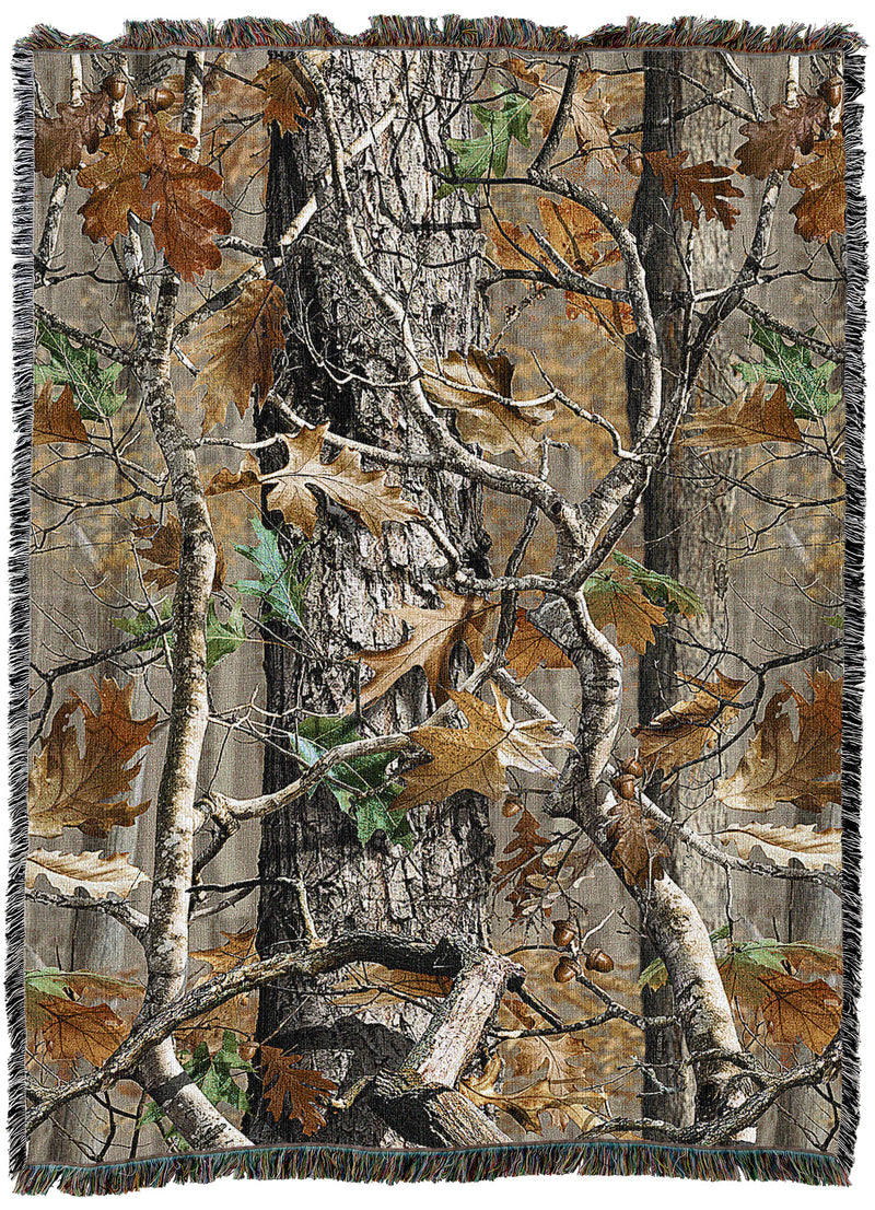 Oak Woods Camo Throw