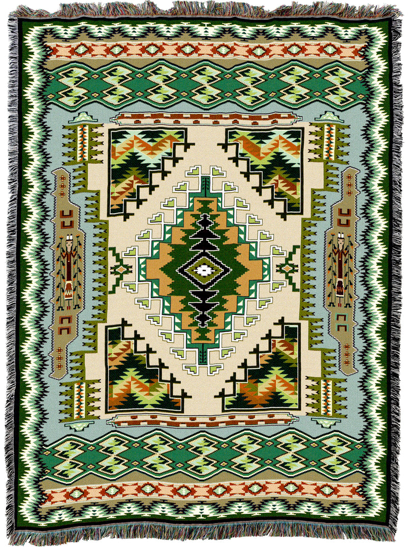 Painted Hills Sage Tapestry Throw