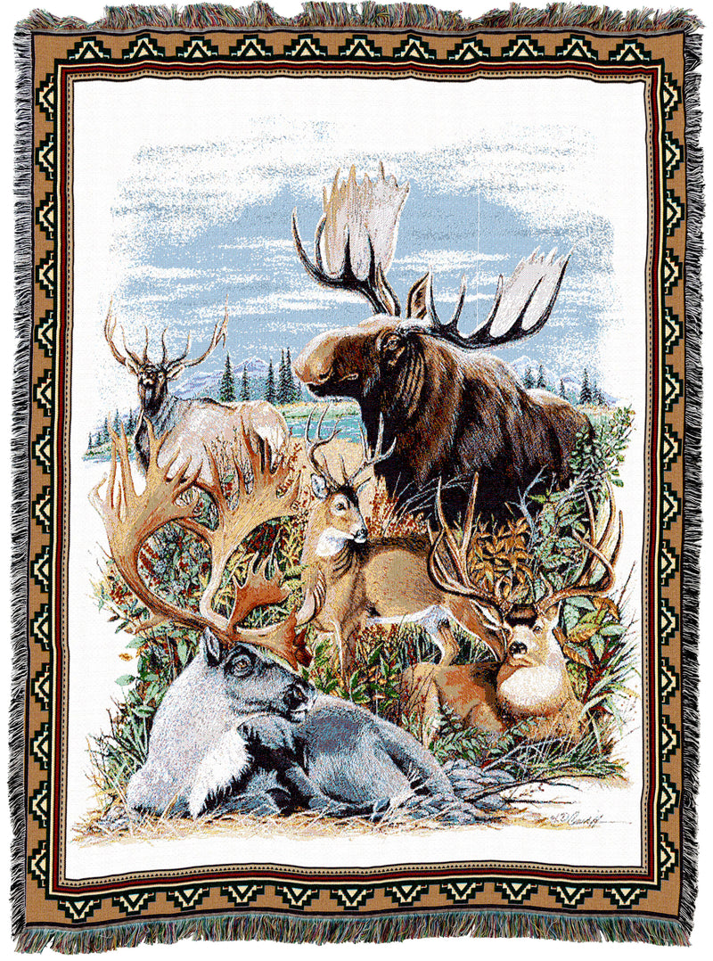 Antlered Animals Throw