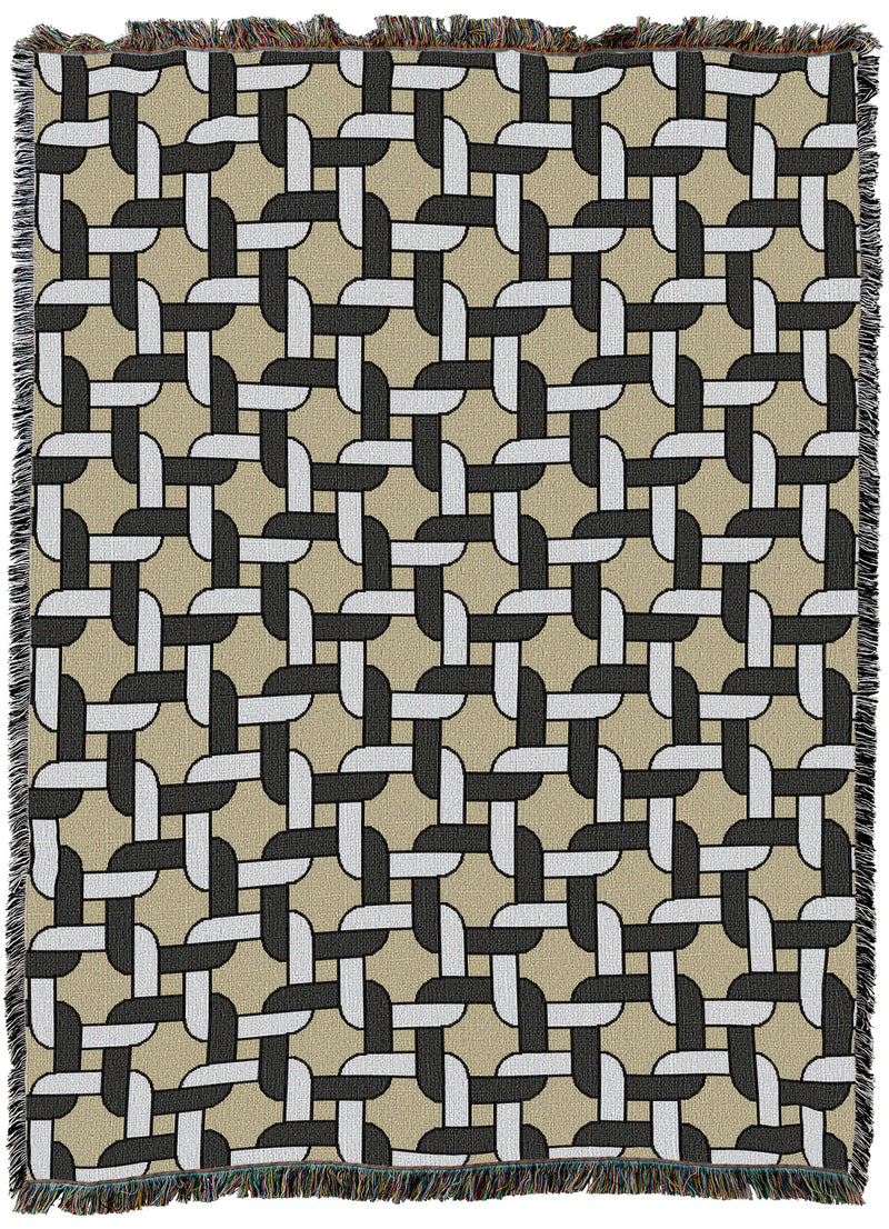 Knots Neutral 54X70 Throw