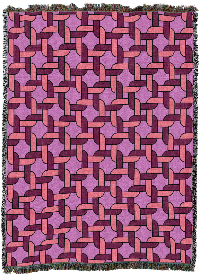 Knots Berry 54X70 Throw