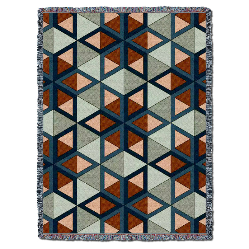 Quilt Peach Throw