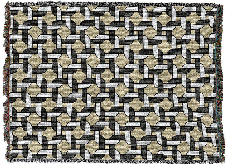 Knots Neutral 60x50 Throw