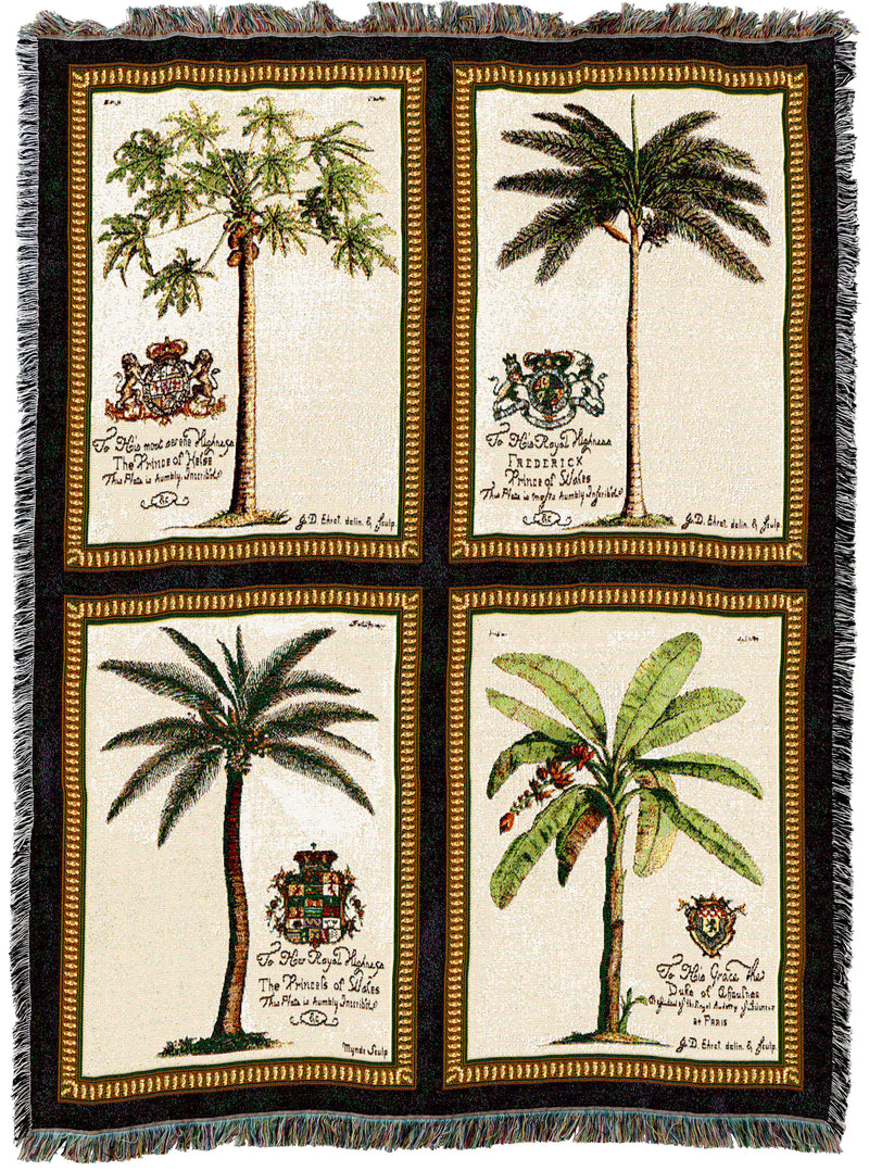 Royal Palms Throw