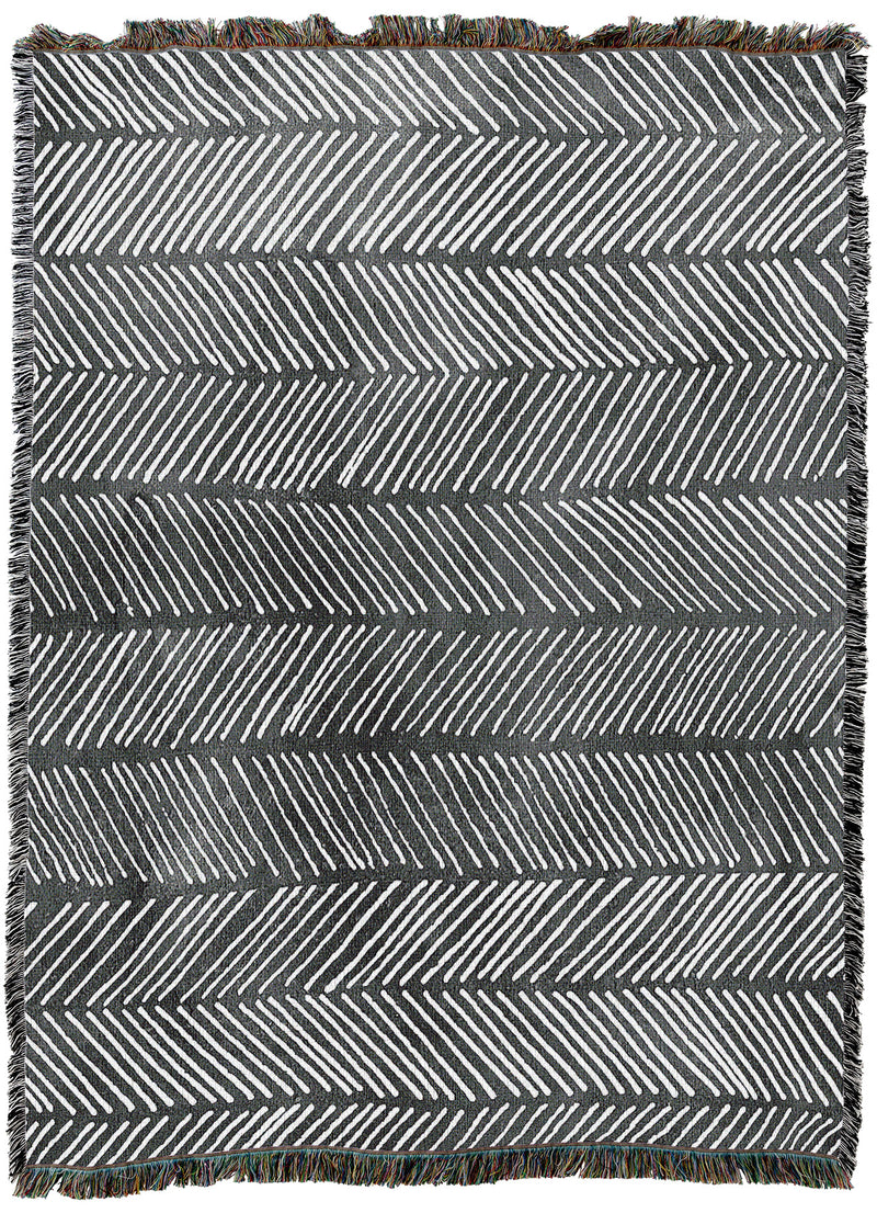 Modern Monochrome Throw