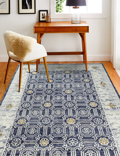 Artifact Area Rug, Navy