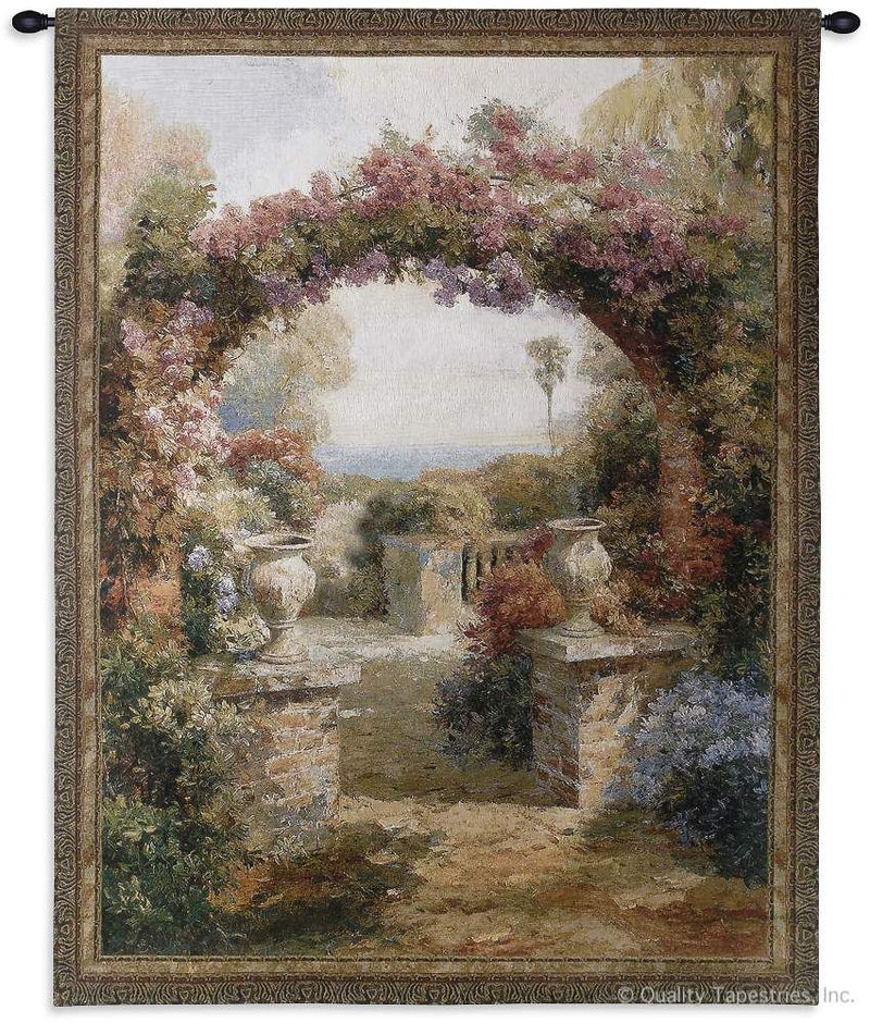 Flowered Arch Wall Tapestry