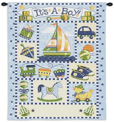 It's a Boy Wall Tapestry