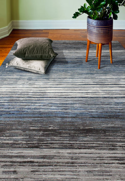 Cambridge Area Rug, Blue Beige