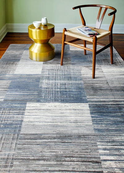 Cambridge Area Rug, Blue Beige