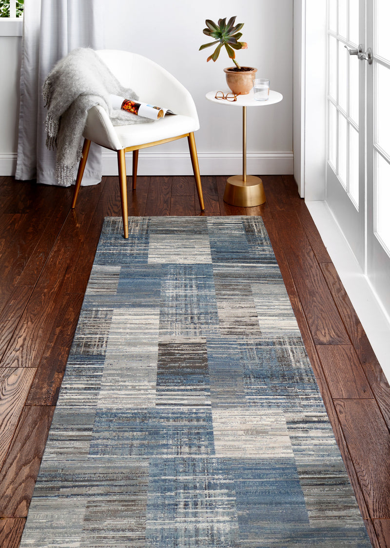 Cambridge Area Rug, Blue Beige