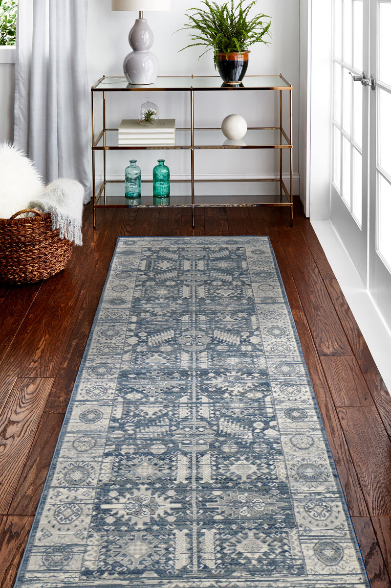 Cambridge Area Rug, Light Blue