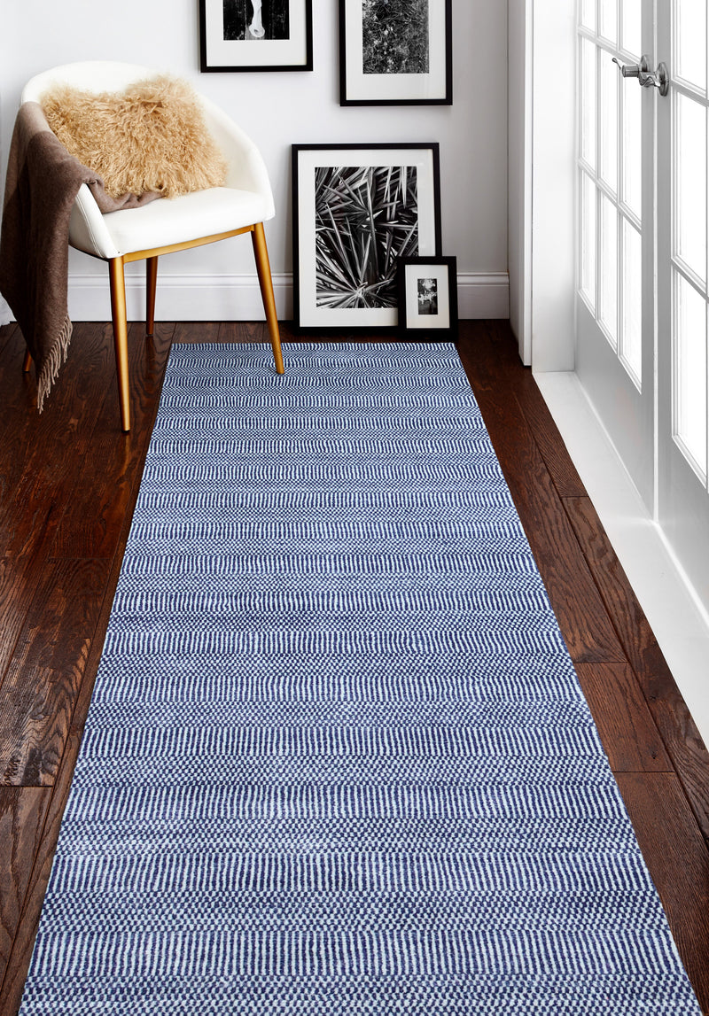 Matrix Area Rug, Blue