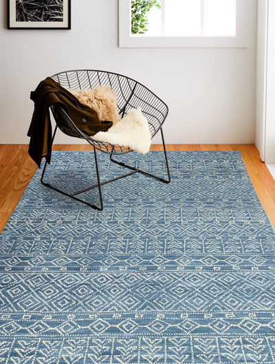 Venezia Area Rug, Azure