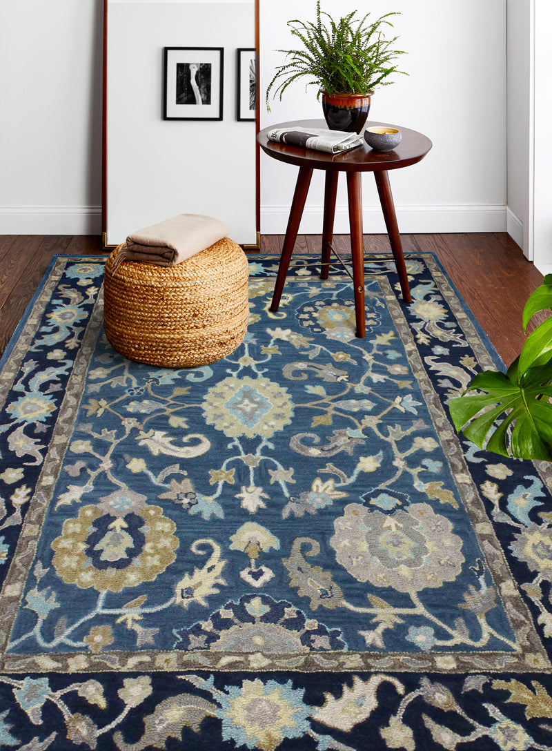 Venezia Area Rug, Azure