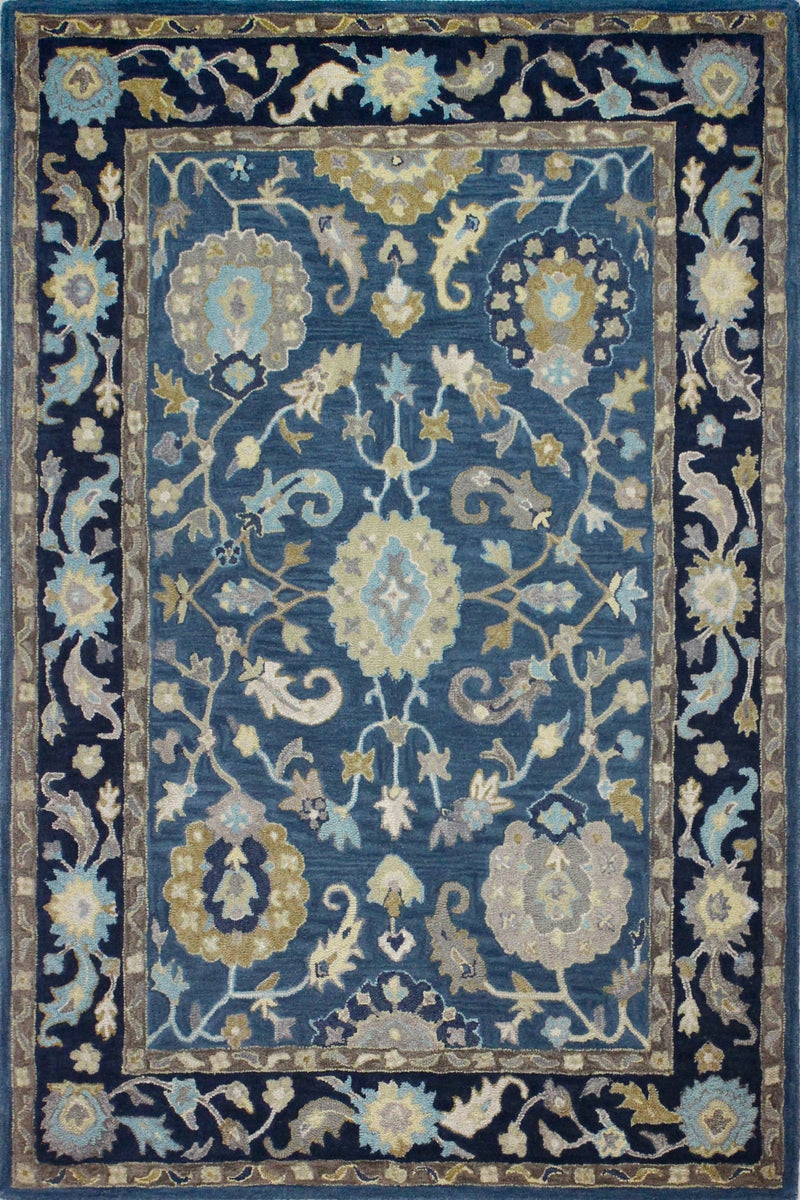 Venezia Area Rug, Azure