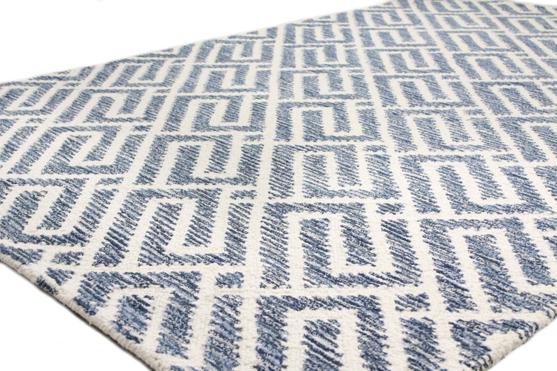 Venezia Area Rug, Ivory Blue