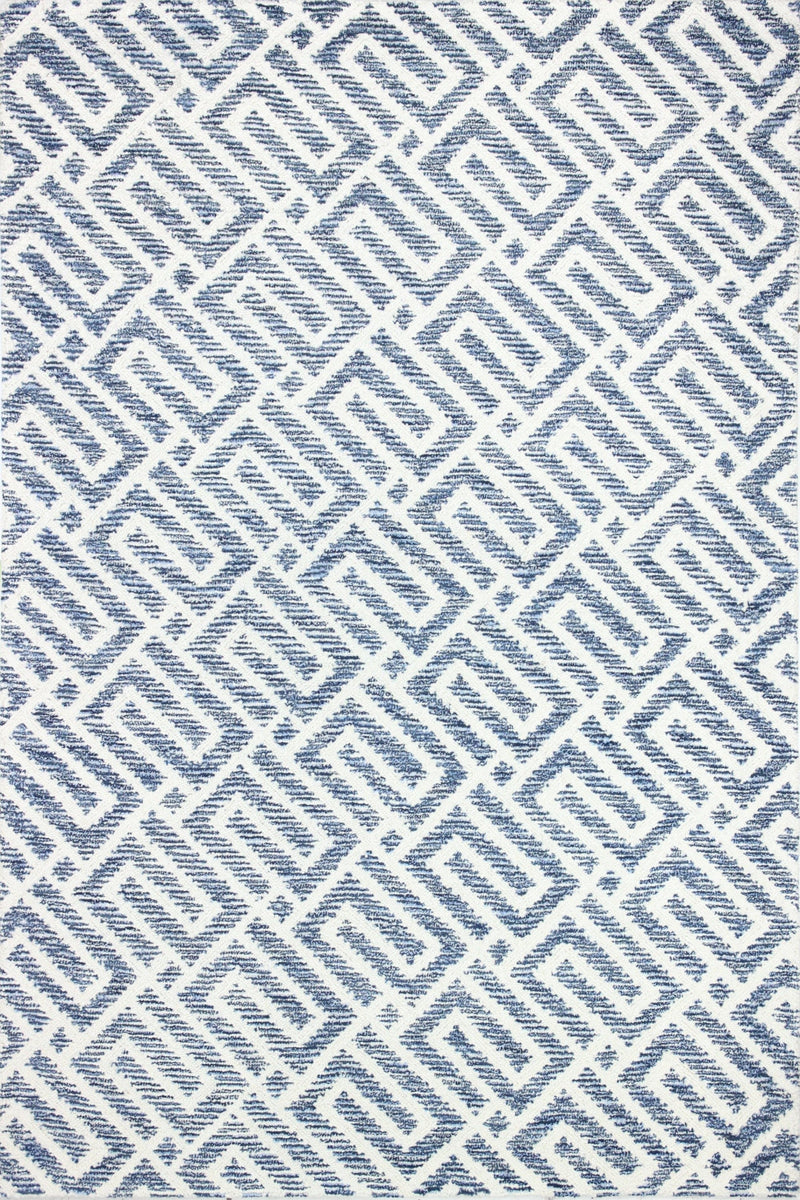 Venezia Area Rug, Ivory Blue