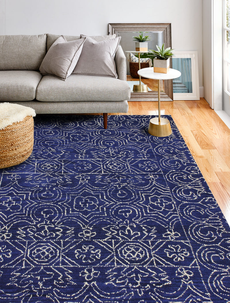 Venezia Area Rug, Navy