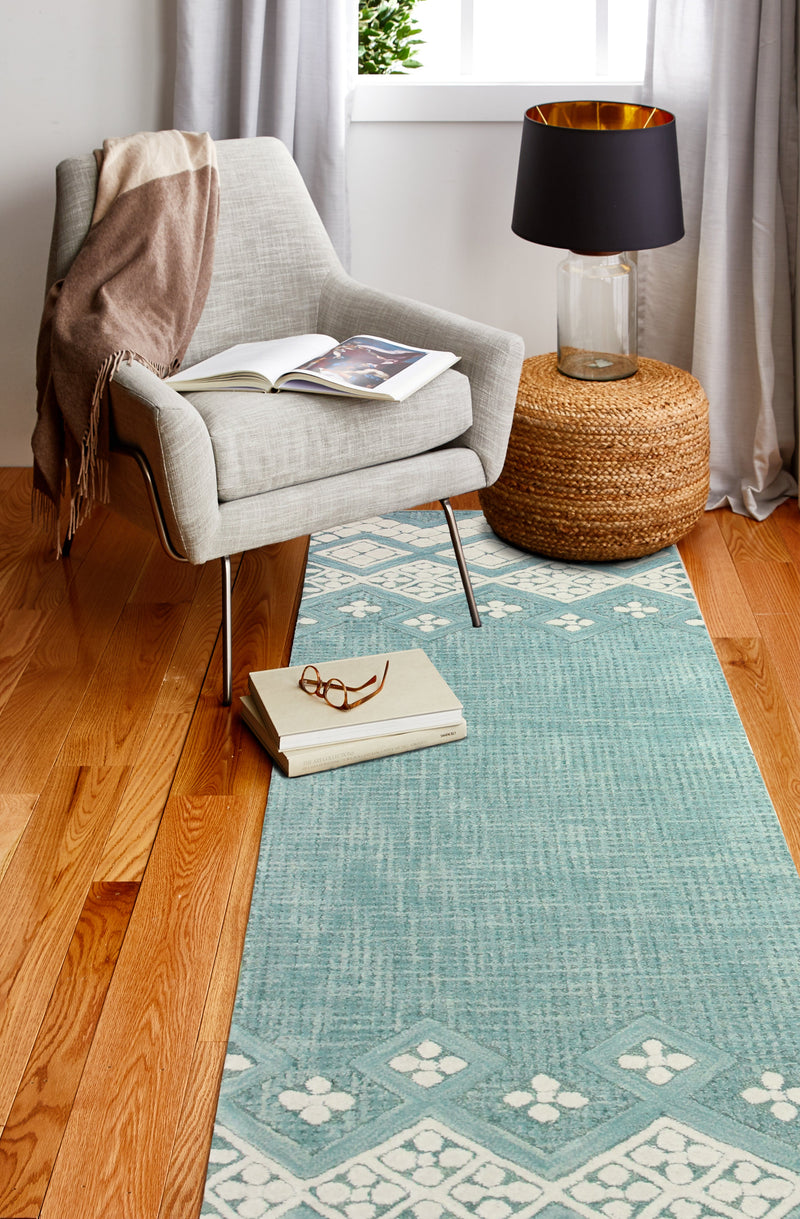 Venezia Area Rug, Teal