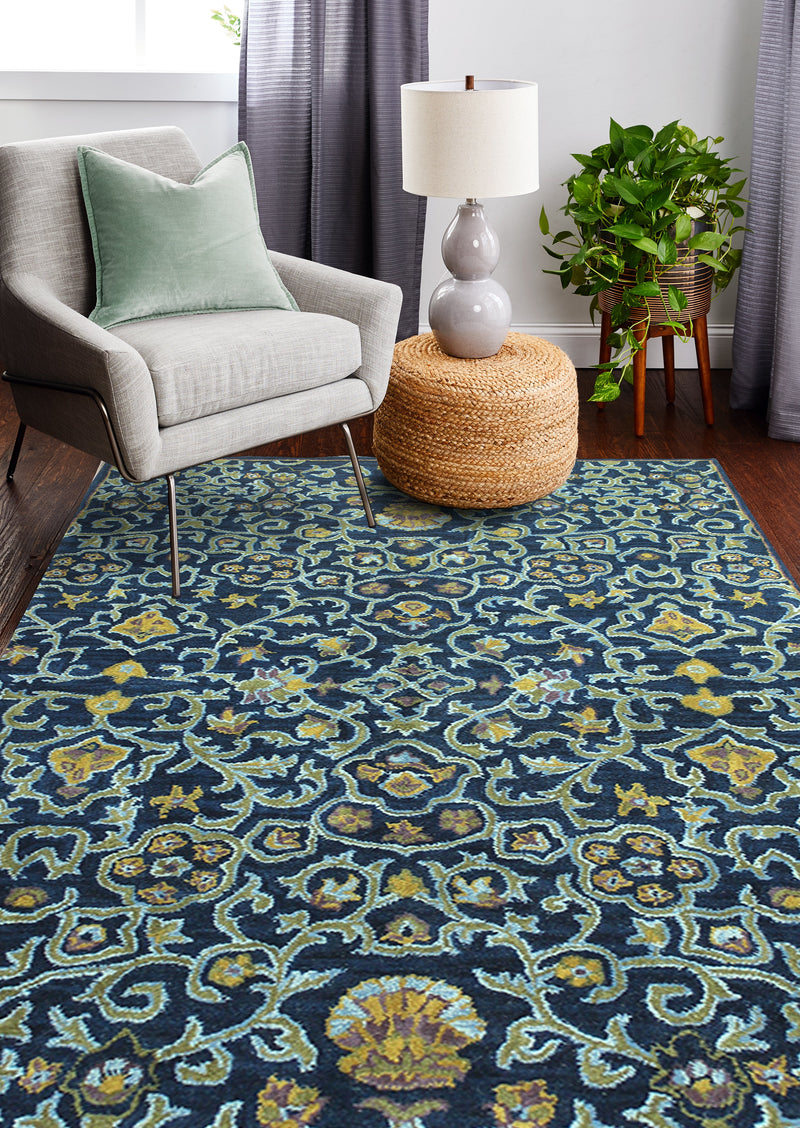 Wilshire Area Rug, Navy