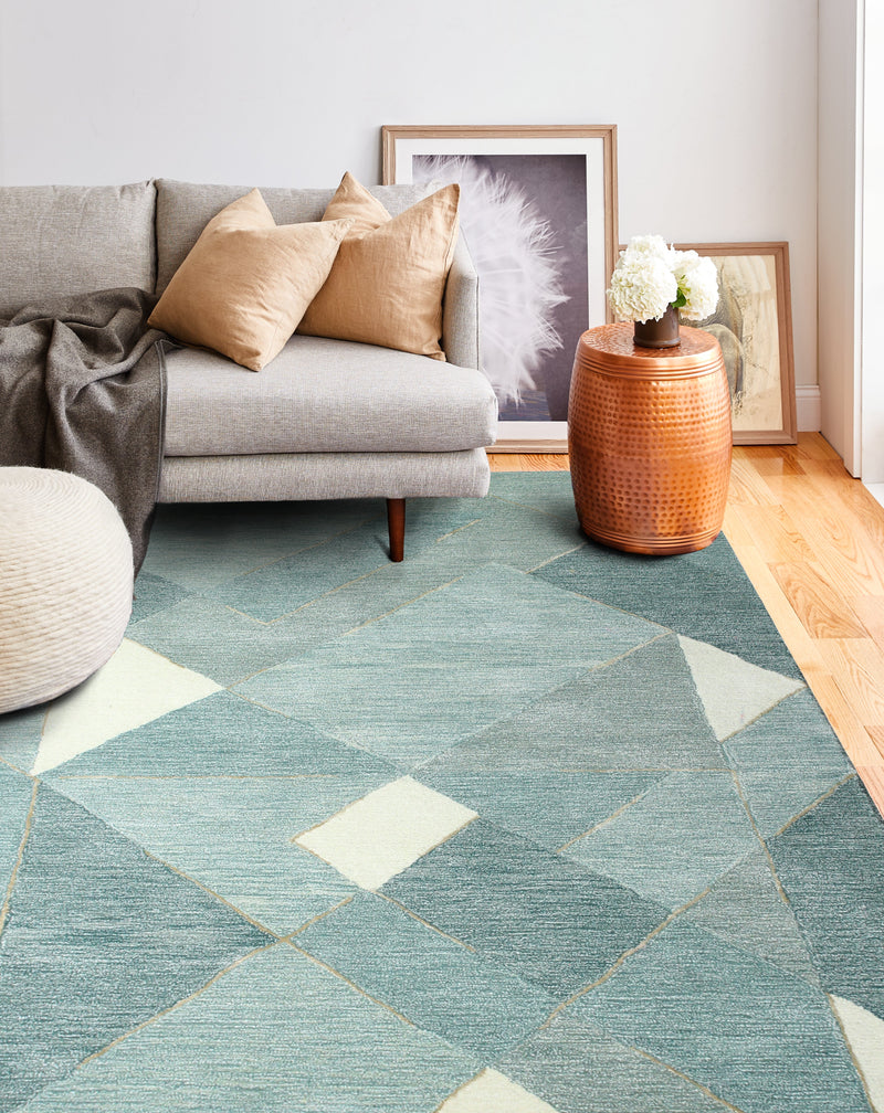 Greenwich Area Rug, Aqua