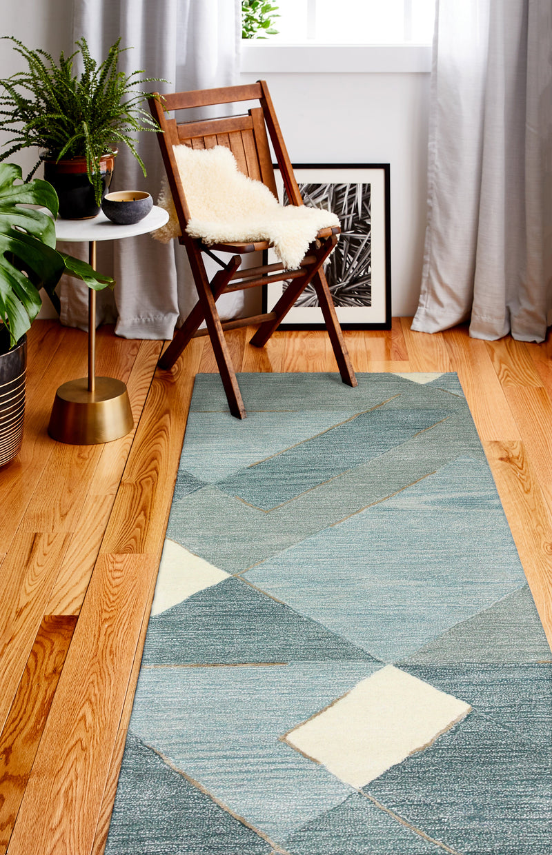 Greenwich Area Rug, Aqua