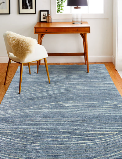 Greenwich Area Rug, Azure