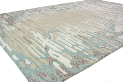 Greenwich Area Rug, Ivory Aqua