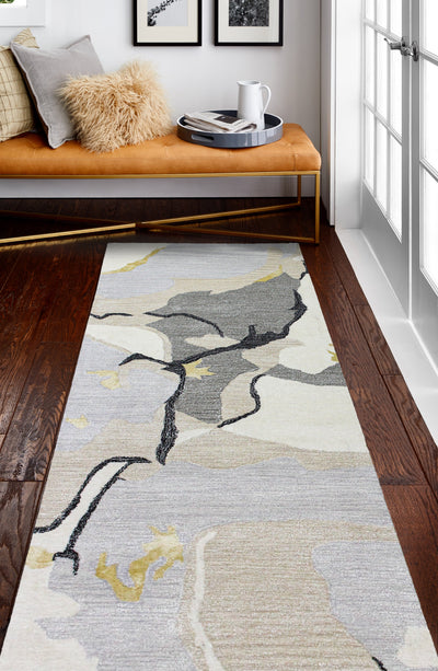 Greenwich Area Rug, Ivory Grey