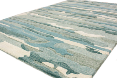 Verona Area Rug, Aqua