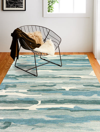 Verona Area Rug, Aqua