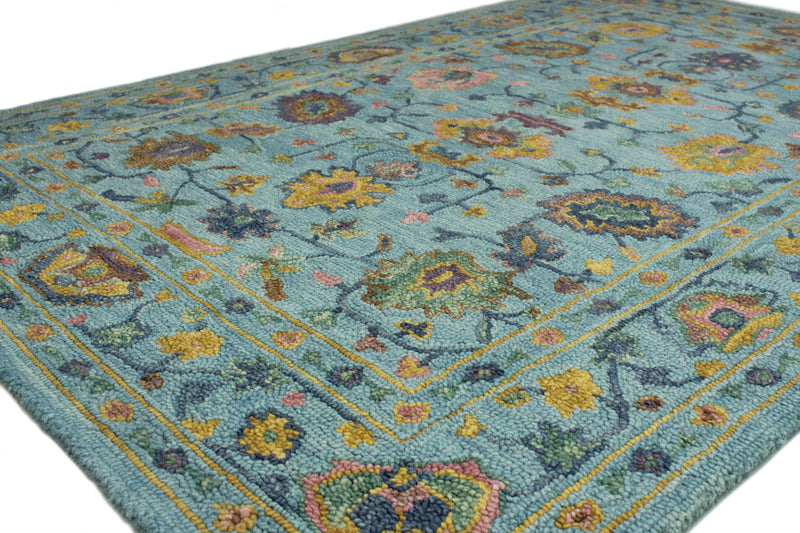 Valencia Area Rug, Light Blue