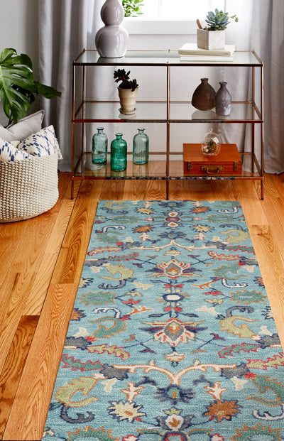 Valencia Area Rug, Teal