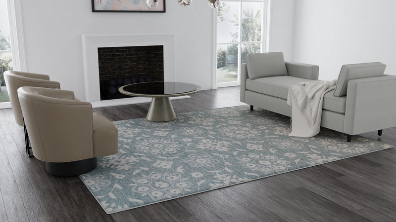 Valencia Area Rug, Teal