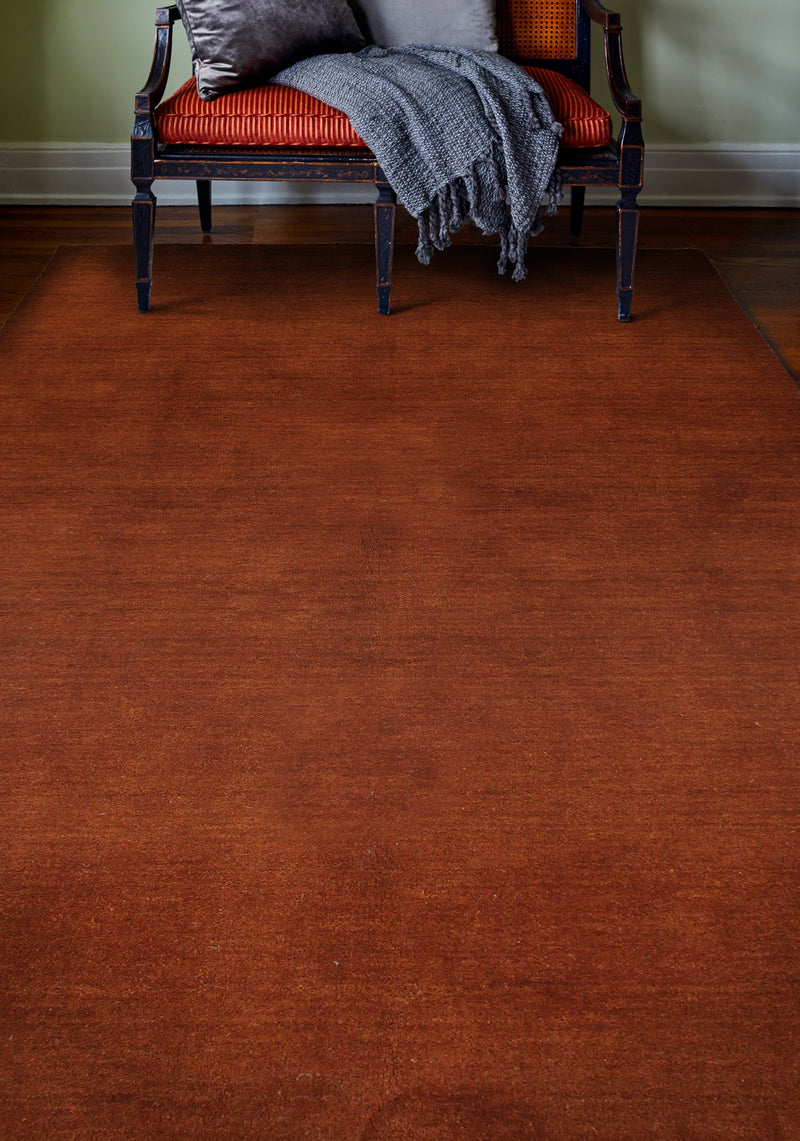 Contempo Area Rug, Rust