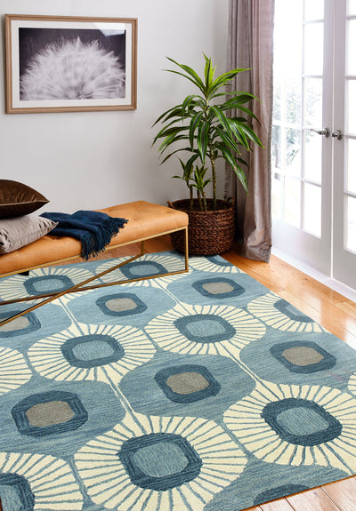 Chelsea Area Rug, Light Blue