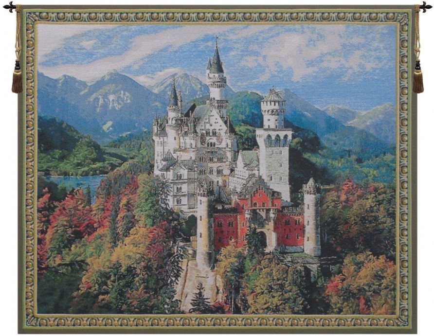 Neuschwanstein Castle Belgian Wall Tapestry – Quality Tapestries Inc.