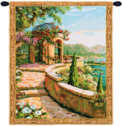 Capri Terrace Mini Belgian Wall Tapestry