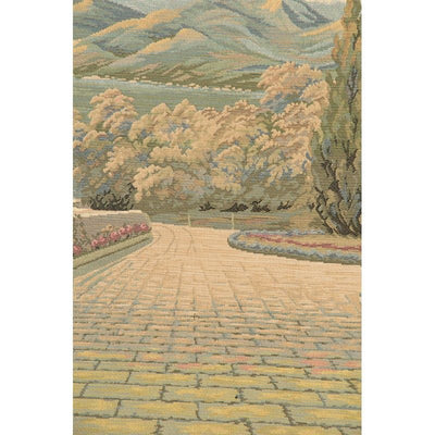 Lake Como Terrace Italian Wall Tapestry