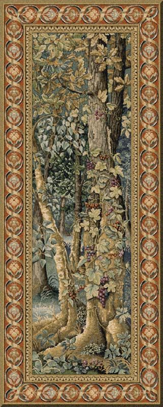 Jagaloon Verdure Vintage Forest Belgian Wall Tapestry