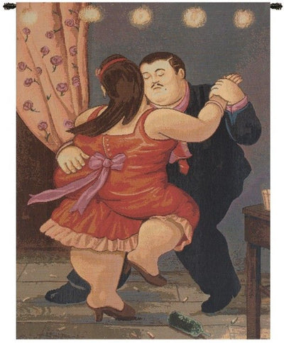 Botero Rosso Italian Wall Tapestry