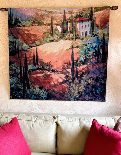 Tuscan Morning Light Wall Tapestry